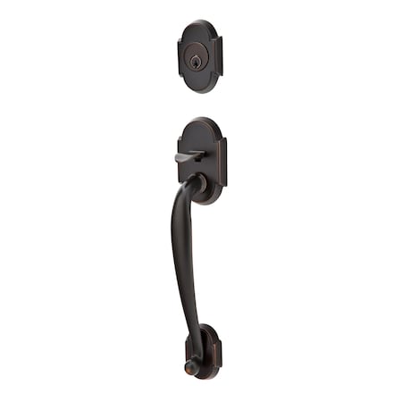 Emtek Oil Rubbed Bronze Handleset 4322POSUS10BLH 4322POSUS10BLH